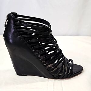 Vince Camuto Black Wedge Shoes